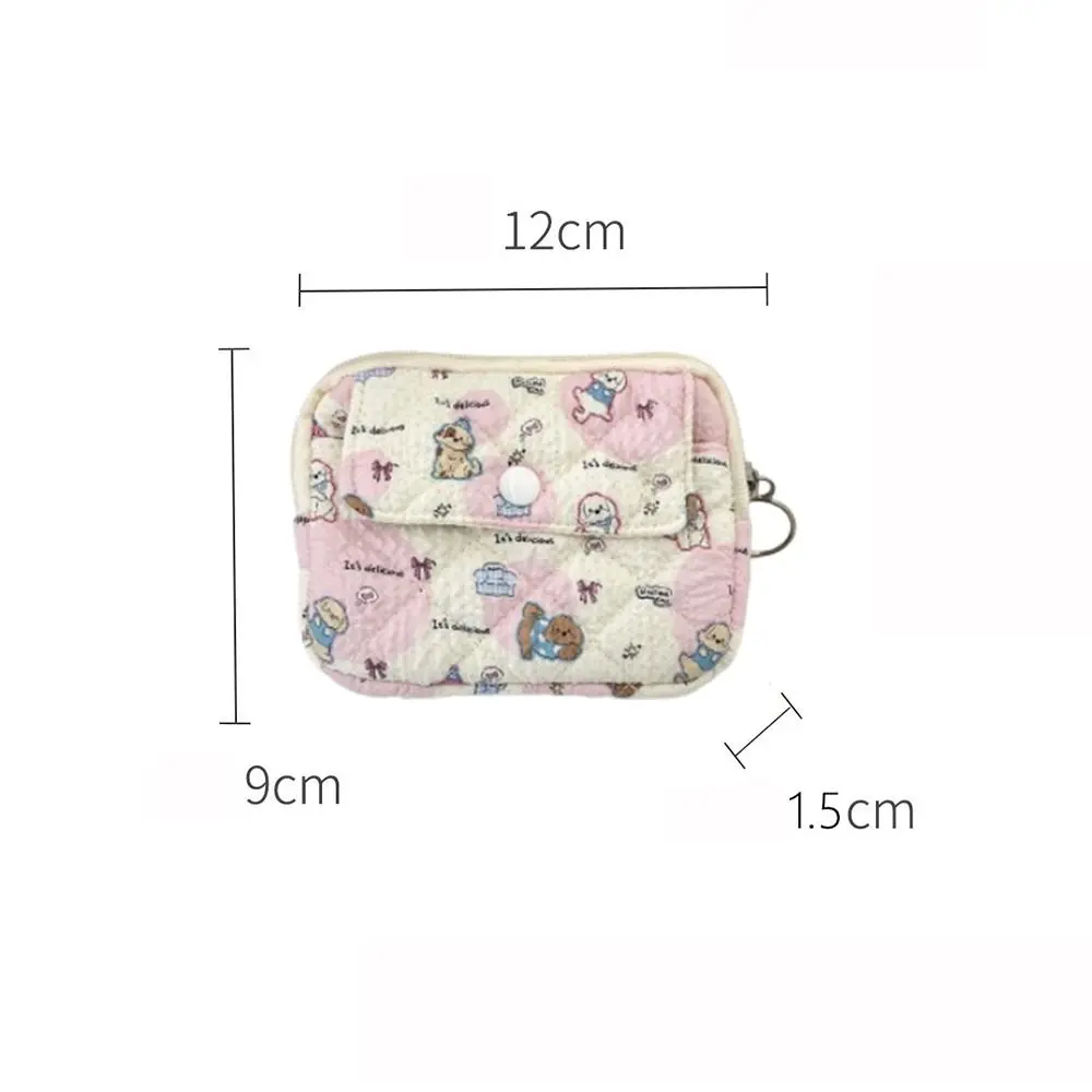Cartoon Animals Coin Purse Portable Card Quilted Storage Bag Card Hold Wallets & Holders Multifunctional Quilted Storage Bag