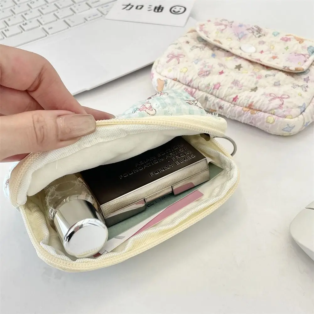 Cartoon Animals Coin Purse Portable Card Quilted Storage Bag Card Hold Wallets & Holders Multifunctional Quilted Storage Bag