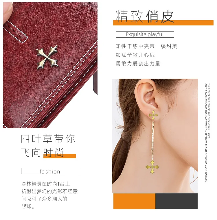 Baellerry New Short Women Wallets High Quality Slim Card Clips Zipper Female Coin Purses Photo Holder Mini Wallet For Girls