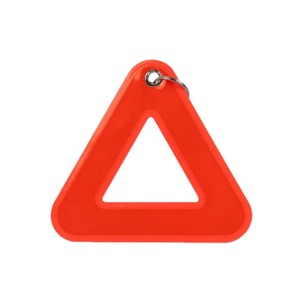 Reflective Pendant for School Bags, Triangle Safety Reflector, Student Safety Hanging Tag for Night Walking and Cycling