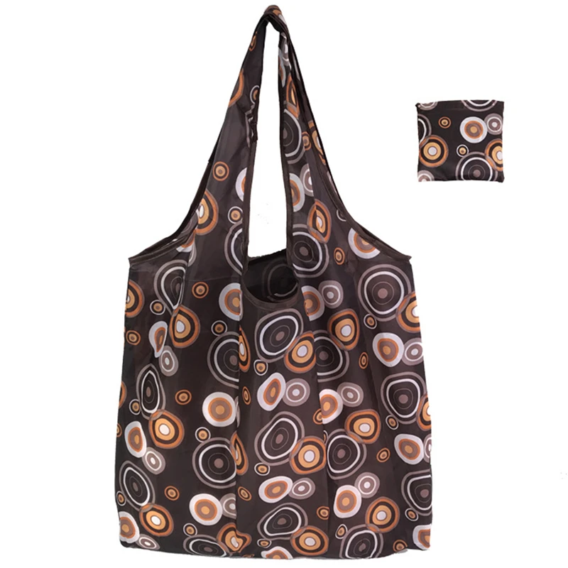 Reusable Shopping Bags Women Foldable Tote Bag Portable Cloth Eco Grocery Bag Folding Large Capacity Fruit Vegetable Handbags