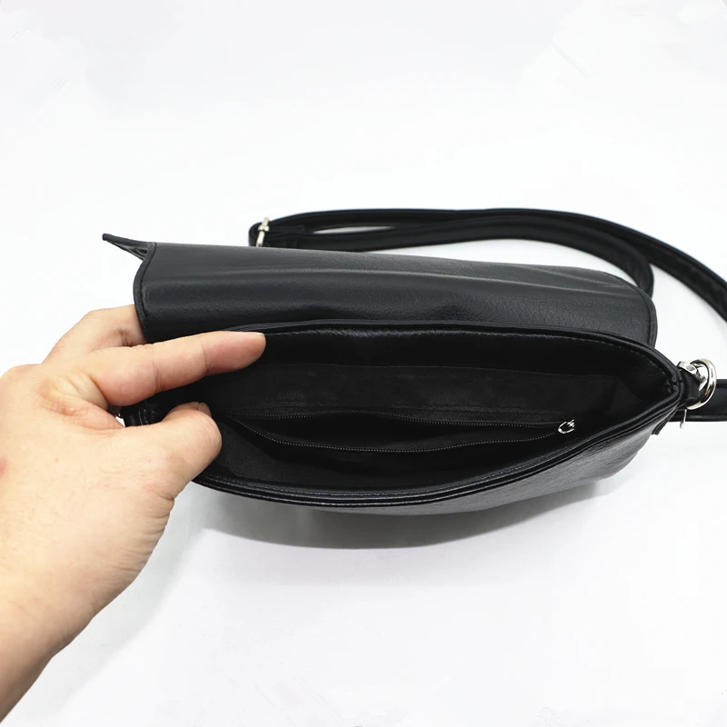 Black bat wing bag small crossbody bag, Gothic style purse Batwing Handbag