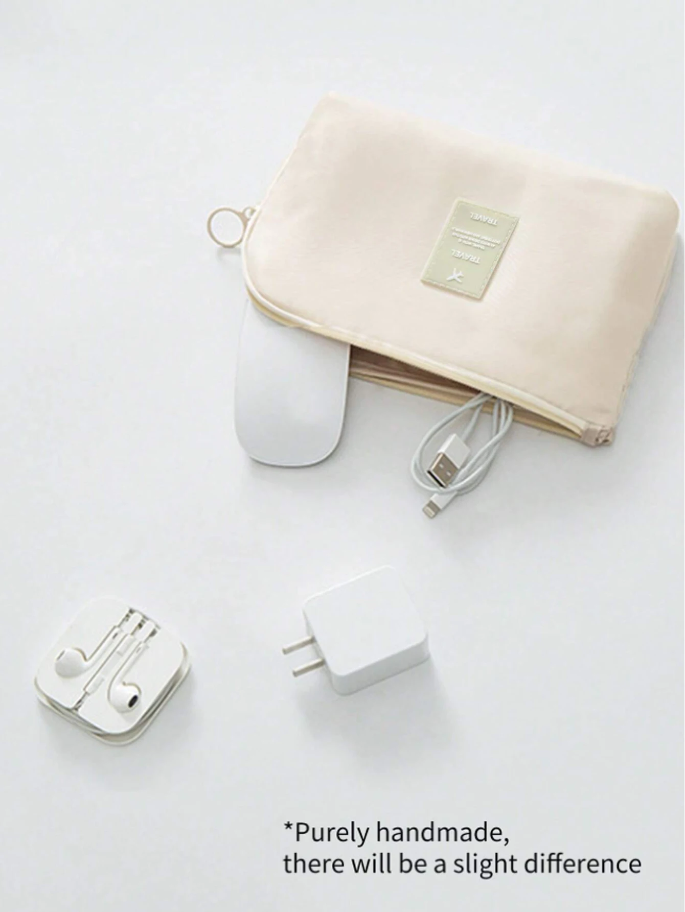 Fashion Portable Travel Storage Bag Waterproof Makeup Kit Mobile Bag Multi-Function Digital Devices Gadget Data Cable Organizer
