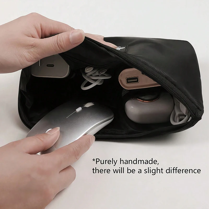 Fashion Portable Travel Storage Bag Waterproof Makeup Kit Mobile Bag Multi-Function Digital Devices Gadget Data Cable Organizer
