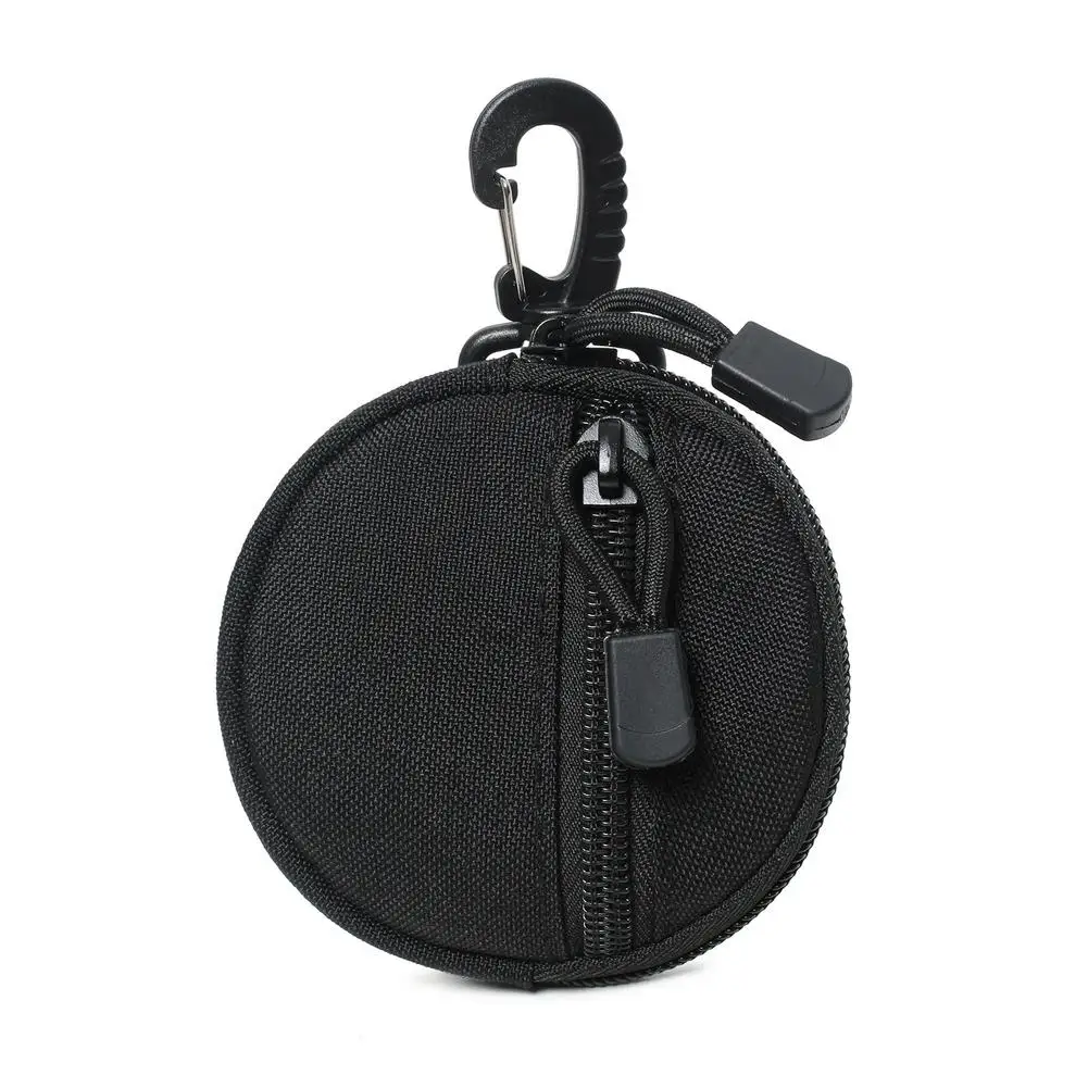 Outdoor Hiking Hunting Accessories Waist Bag Mini EDC Tool Pouch Keychain Zipper Holder Earphone Key Wallet Coin Purses