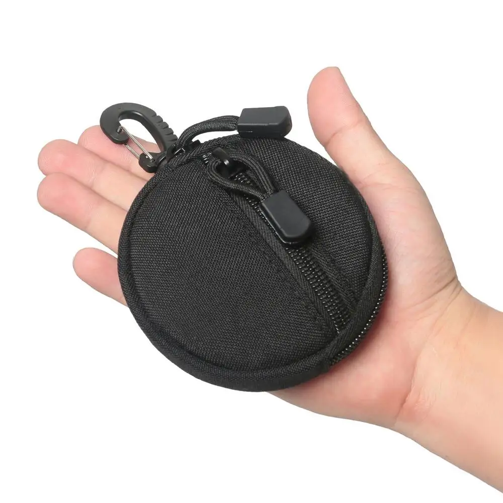 Outdoor Hiking Hunting Accessories Waist Bag Mini EDC Tool Pouch Keychain Zipper Holder Earphone Key Wallet Coin Purses