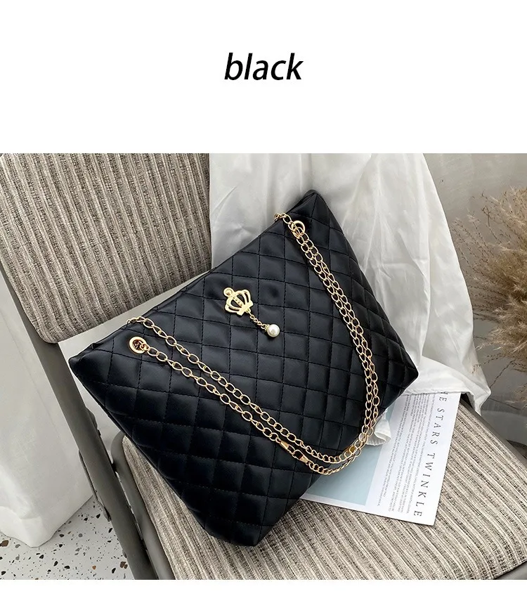 6 Colors Fashion Black Shoulder Bags for Women Large Shopper Bag Solid Color Quality Soft Leather Handbag Lady Travel Tote Bag