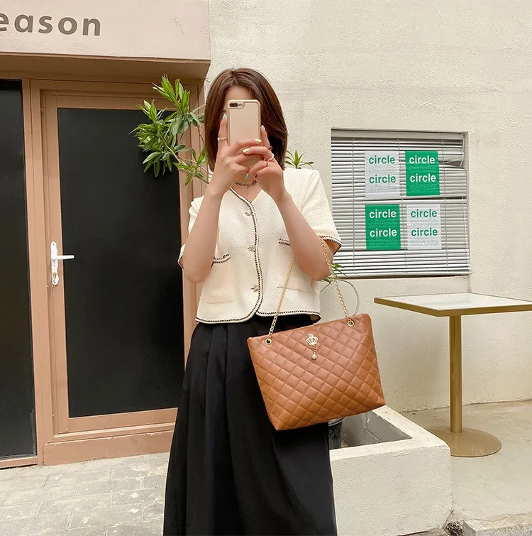 6 Colors Fashion Black Shoulder Bags for Women Large Shopper Bag Solid Color Quality Soft Leather Handbag Lady Travel Tote Bag