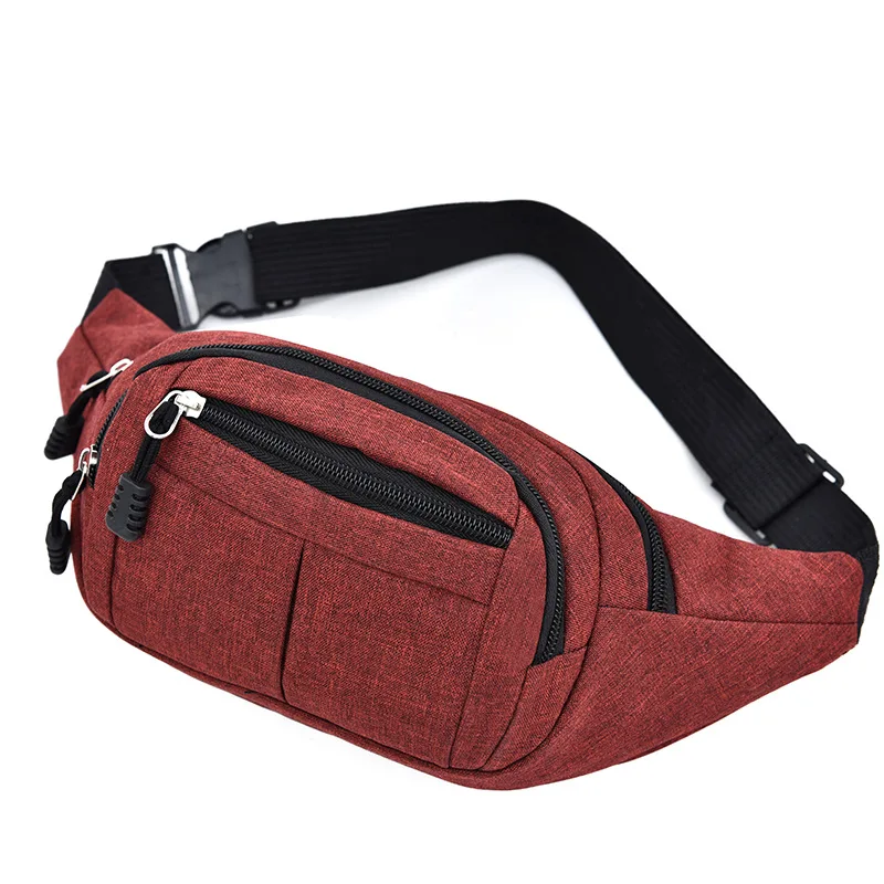 Hip Belly Banana Bum Chest Belt For Men Women Waist Bag Male Female Fanny Pack Pouch Murse Purse Kidney Row Bumbag