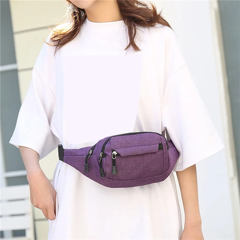 Hip Belly Banana Bum Chest Belt For Men Women Waist Bag Male Female Fanny Pack Pouch Murse Purse Kidney Row Bumbag