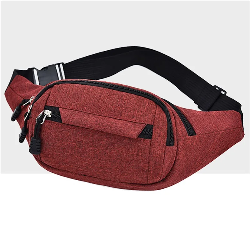 Hip Belly Banana Bum Chest Belt For Men Women Waist Bag Male Female Fanny Pack Pouch Murse Purse Kidney Row Bumbag