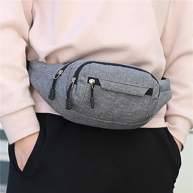 Hip Belly Banana Bum Chest Belt For Men Women Waist Bag Male Female Fanny Pack Pouch Murse Purse Kidney Row Bumbag