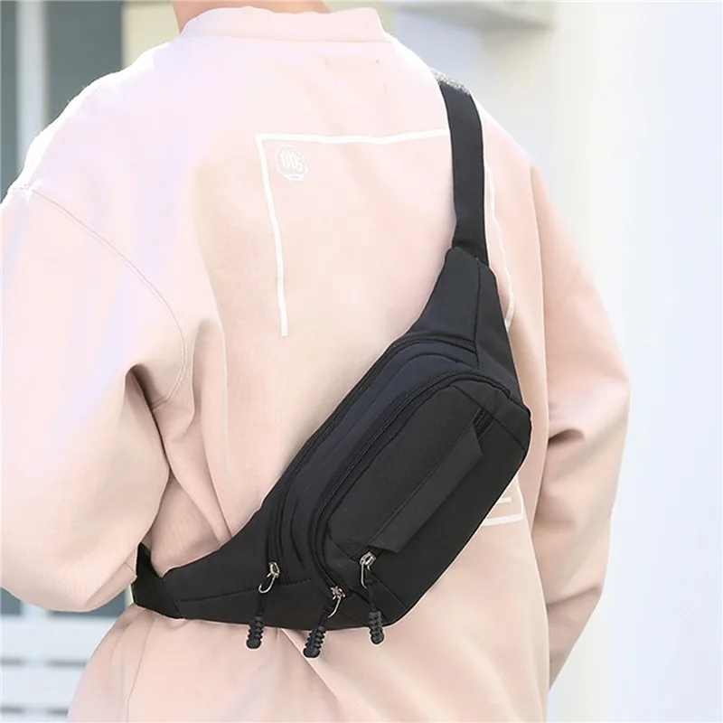 Hip Belly Banana Bum Chest Belt For Men Women Waist Bag Male Female Fanny Pack Pouch Murse Purse Kidney Row Bumbag