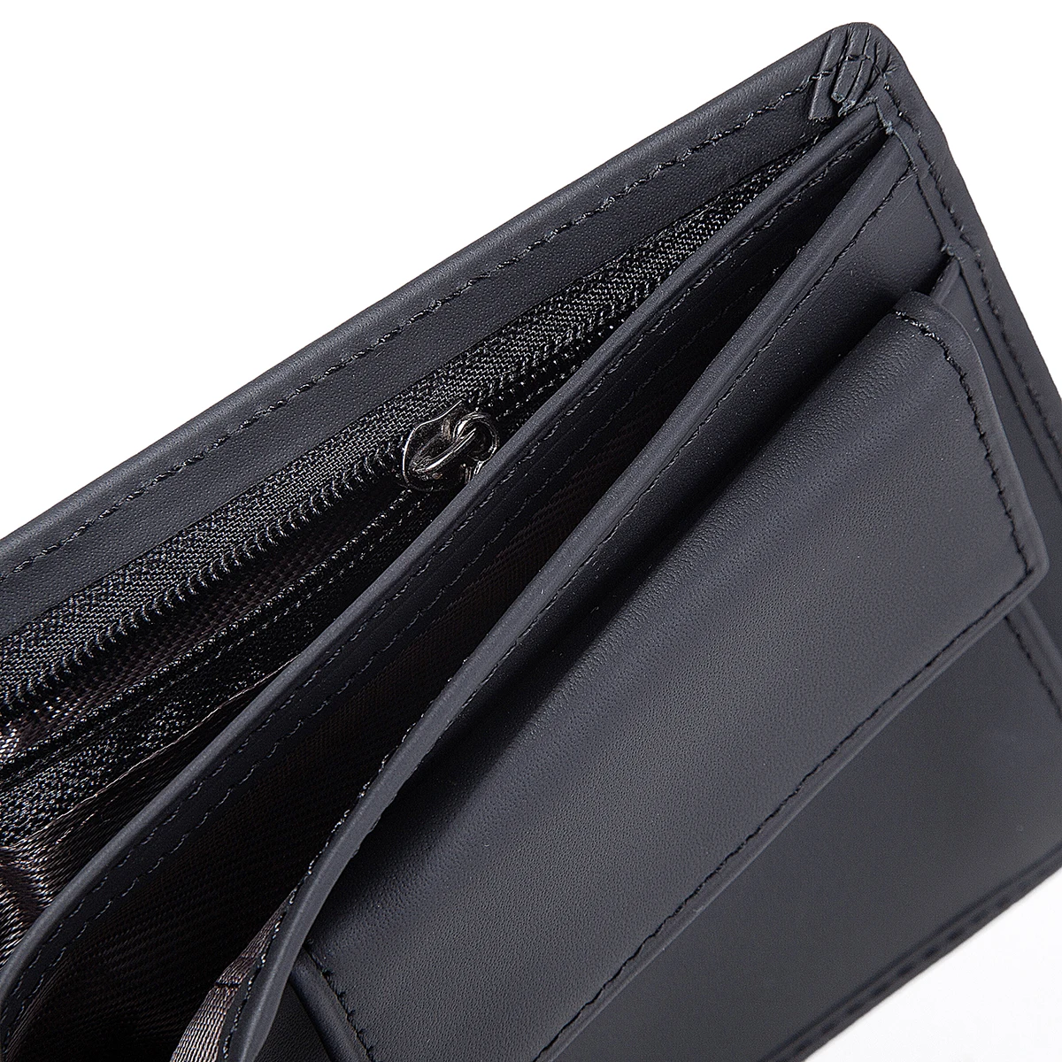 Men's Leather Wallet RFID Cowhide Genuine Leather Wallet Multi-Function Credit Card Holder