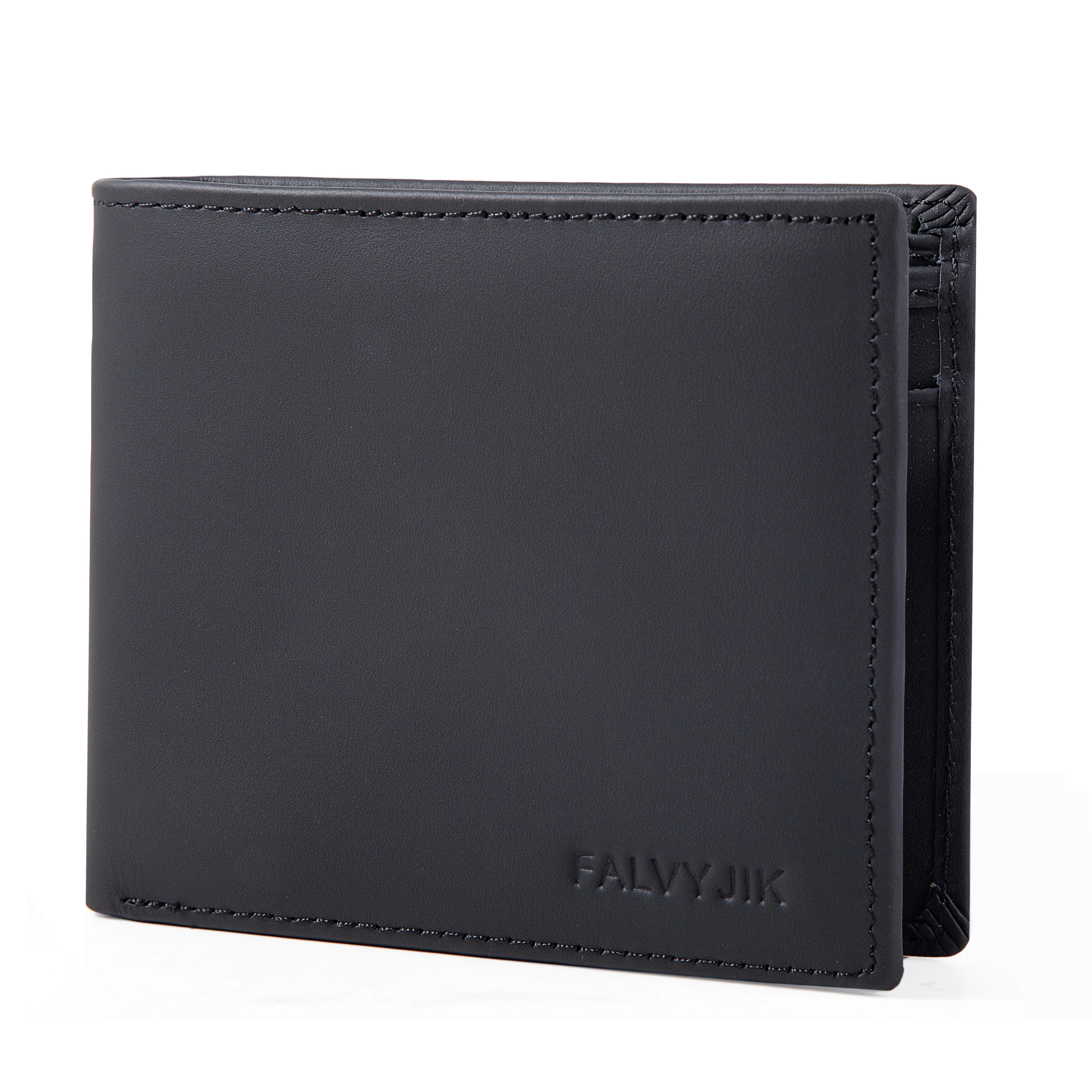 Men's Leather Wallet RFID Cowhide Genuine Leather Wallet Multi-Function Credit Card Holder