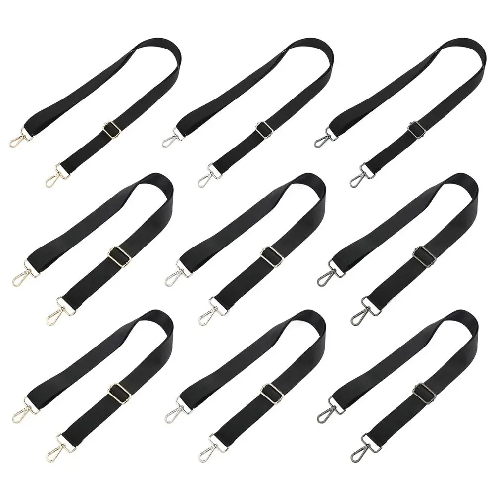 Fashion Black Nylon Shoulder Bag Strap Adjustable Replacement Detachable Belt for Women Men Messenger Bags Handle Handbag Belt