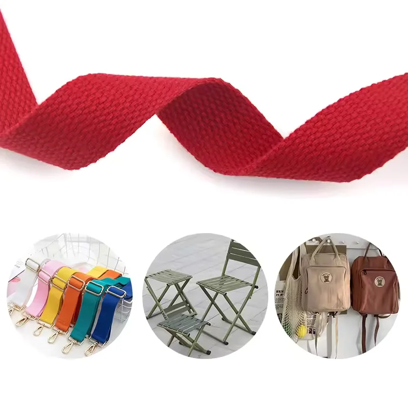 2/3/5M Cotton Webbing Suspenders Craft Supplies DIY Decorative Sewing Fabric Crafts Nylon Webbing Pet Rope Backpack Accessories