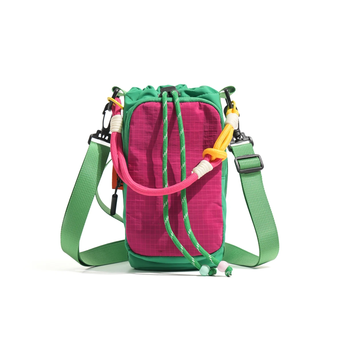 Dopamine Crossbody Water Bottle Bag 2026 New Model Portable Large Capacity Phone Bag Waterproof Water Bottle Bag for Students