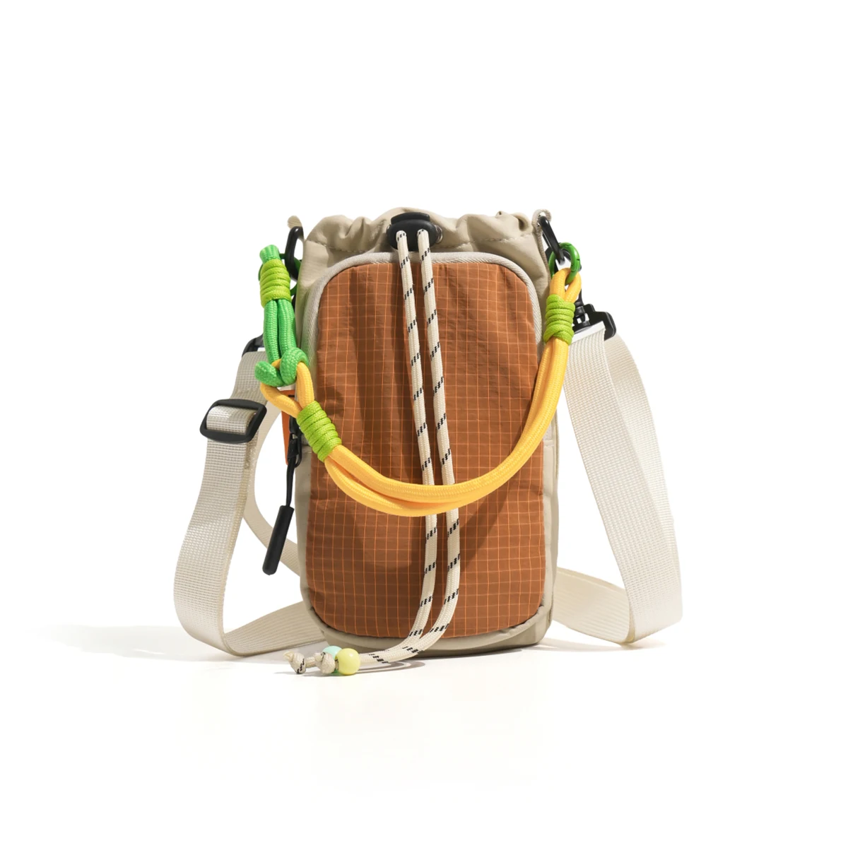 Dopamine Crossbody Water Bottle Bag 2026 New Model Portable Large Capacity Phone Bag Waterproof Water Bottle Bag for Students