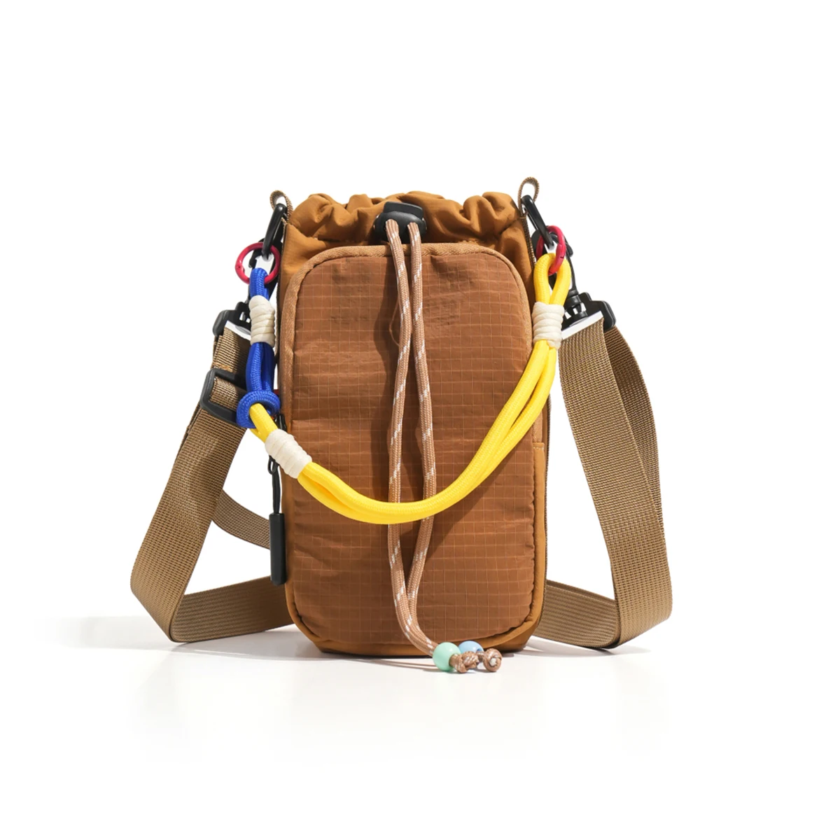 Dopamine Crossbody Water Bottle Bag 2026 New Model Portable Large Capacity Phone Bag Waterproof Water Bottle Bag for Students