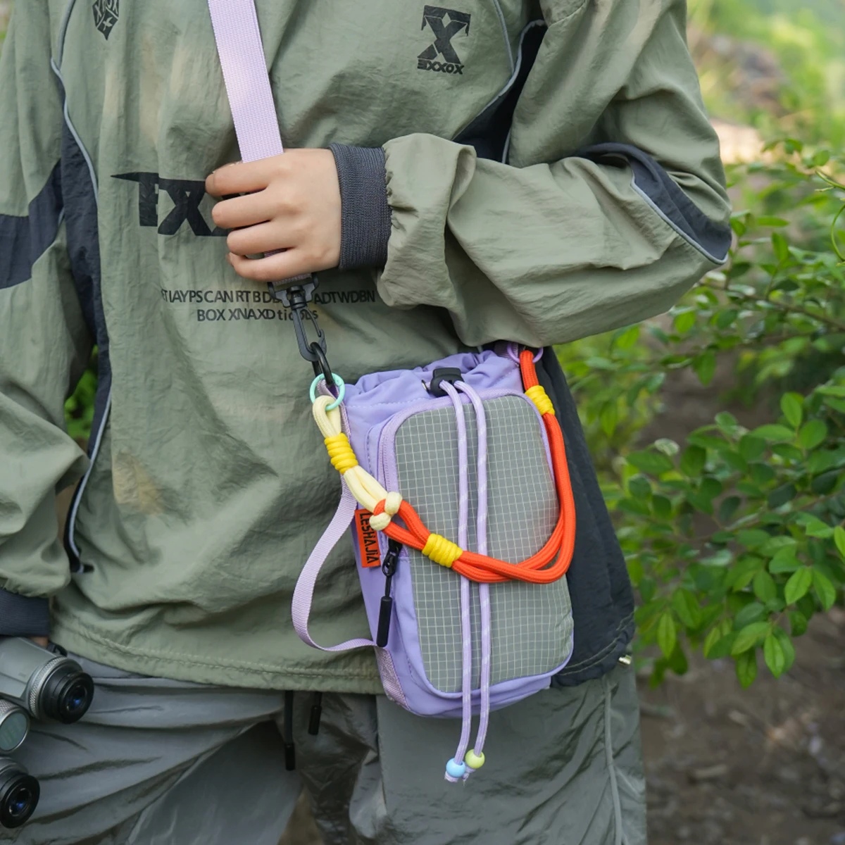 Dopamine Crossbody Water Bottle Bag 2026 New Model Portable Large Capacity Phone Bag Waterproof Water Bottle Bag for Students