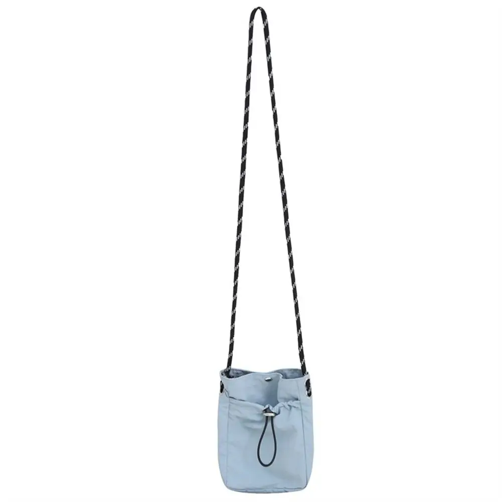 Fashion Canvas Shoulder Crossbody Bags Solid Color Minimalist Style Phone Bag Lightweight Messenger Bag for Outdoor