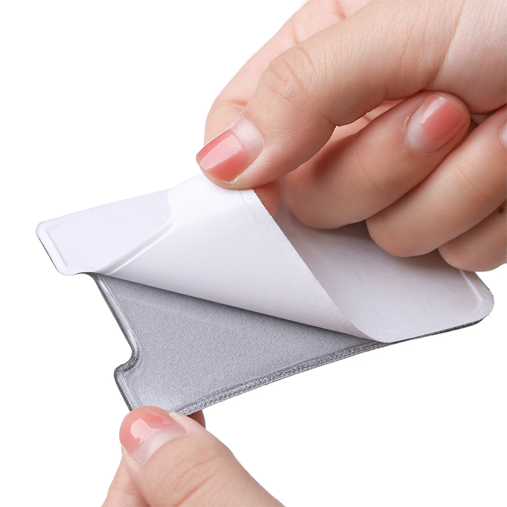 1Pcs Adhesive Sticker Phone Pocket Cell Phone Stick On Card Wallet Stretchy Credit Cards ID Card Holder Pouch Sleeve