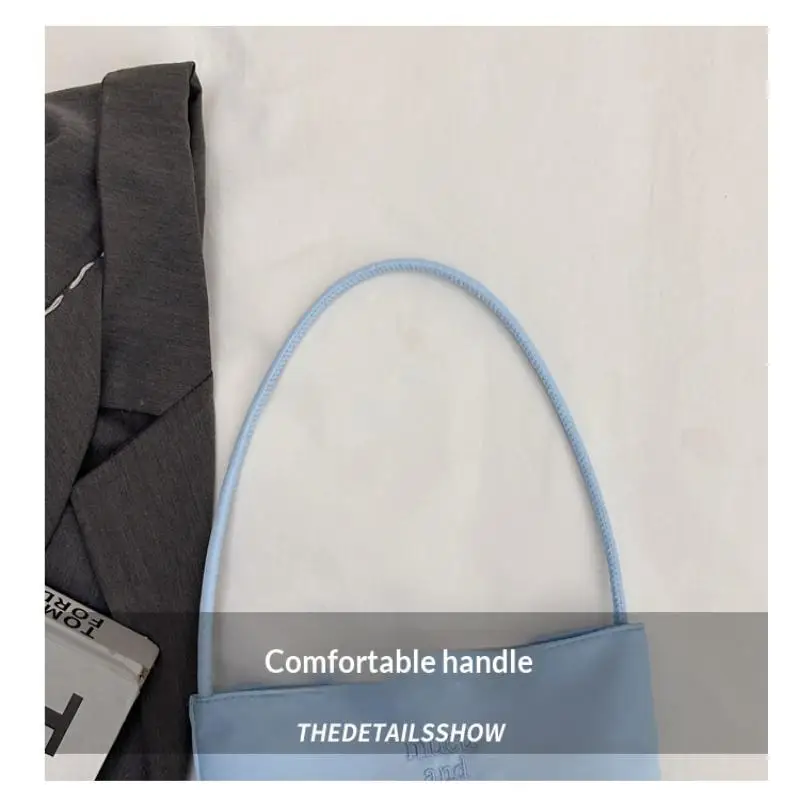 NEW Women's High Capacity Handbag Underarm Handbag Shoulder Bag Waterproof Embroidered Letters Underarm Bag Tote Bags