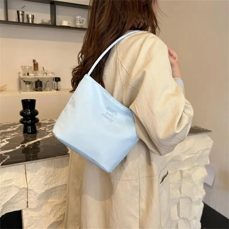 NEW Women's High Capacity Handbag Underarm Handbag Shoulder Bag Waterproof Embroidered Letters Underarm Bag Tote Bags