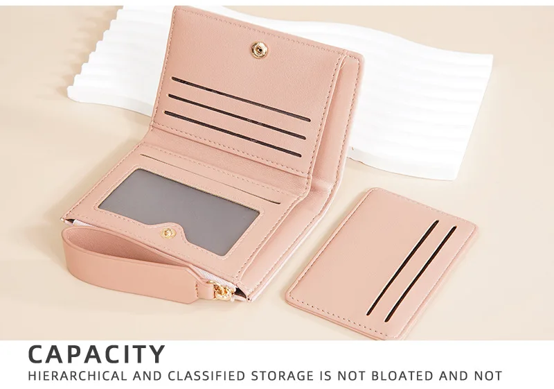 Baellerry Luxury Brand Women Noble Wallet PU Leather Slim Female Multi-card Short Wallets Purse Holders for Women