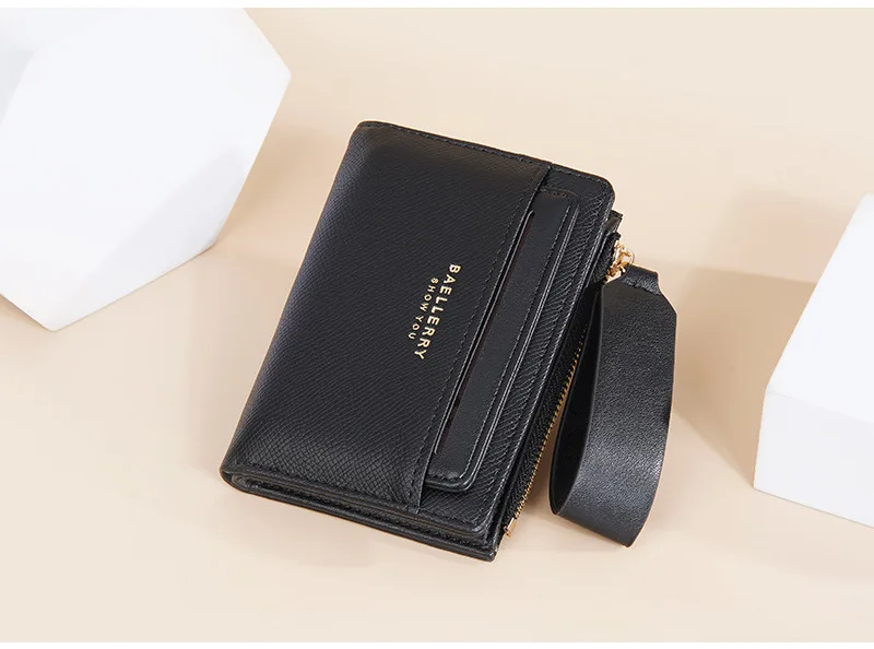Baellerry Luxury Brand Women Noble Wallet PU Leather Slim Female Multi-card Short Wallets Purse Holders for Women