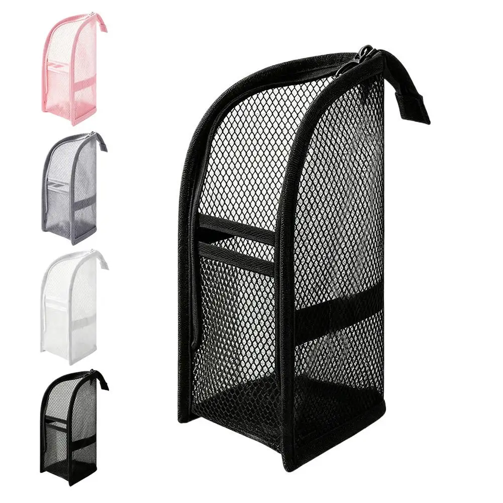 Mesh Travel Toiletry Bag Portable Toothbrush Cosmetic Organizer Makeup Brush Storage Pouch Bathroom Wash Pack