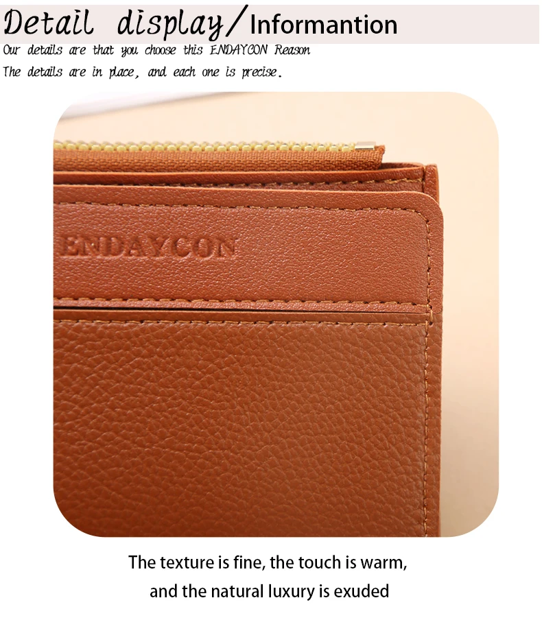 Factory Wholesale Short Women's Zipper Wallet Matte Versatile Purse Versatile Multi-Card Slot Small Money Clip Storage Bag