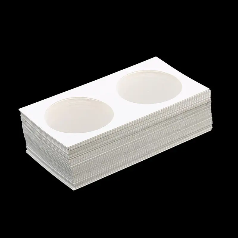 50PCS Square Cardboard Case Coin Album Commemorative Coin Paper Protective Clip Coin Supplies Storage 20.5/23/25/27.5/31.5/40mm