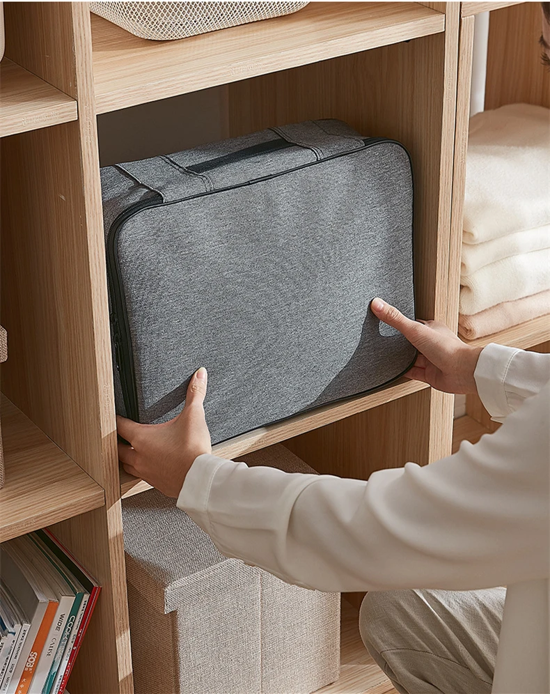 With Password Lock Business Trip Card Passport Organizer Travel Accessory Multifunctional Briefcase Office Document Storage Bag