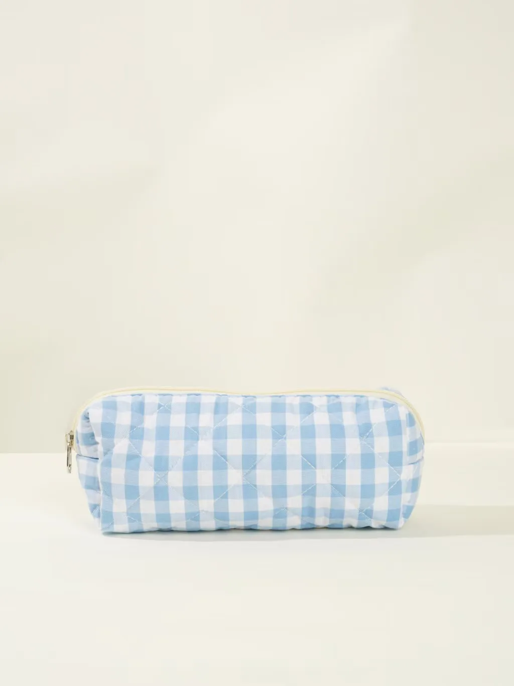 Storage Organizer Floral Puffy Quilted Makeup Bag Flower Printed Cosmetic Pouch Large Travel Cosmetic Bag Make up Aesthetic