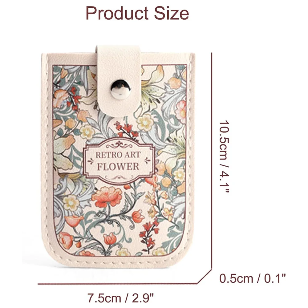 Laminated Concealed Mini Card Wallet Pull-out Type Credit Card Case Business Card Case RFID Blocking PVC ID Card Holder