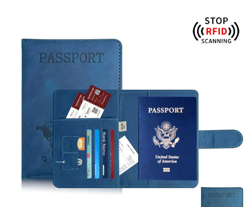 Passport Holder for Travel Essentials Passport Wallet Cover Case for Travel Accessories,Passport Book Holders for Women/Men