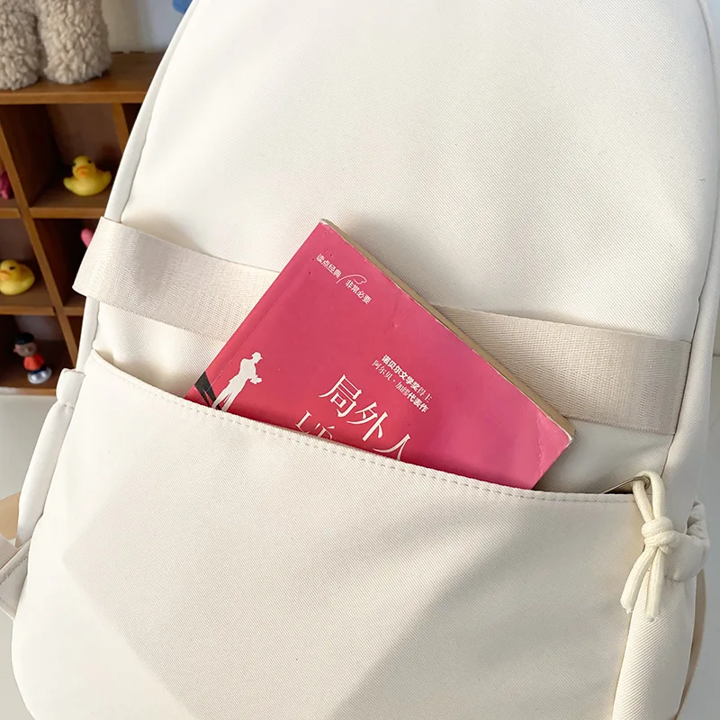 Japanese Y2k Aesthetic Star Transparent Backpack Women Students Casual Kawaii Star Schoolbag Girl High-capacity Preppy Backpacks