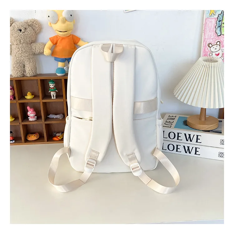 Japanese Y2k Aesthetic Star Transparent Backpack Women Students Casual Kawaii Star Schoolbag Girl High-capacity Preppy Backpacks