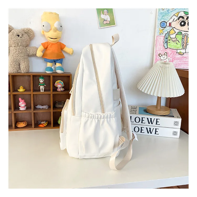 Japanese Y2k Aesthetic Star Transparent Backpack Women Students Casual Kawaii Star Schoolbag Girl High-capacity Preppy Backpacks
