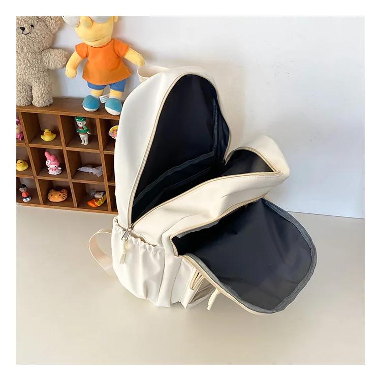 Japanese Y2k Aesthetic Star Transparent Backpack Women Students Casual Kawaii Star Schoolbag Girl High-capacity Preppy Backpacks