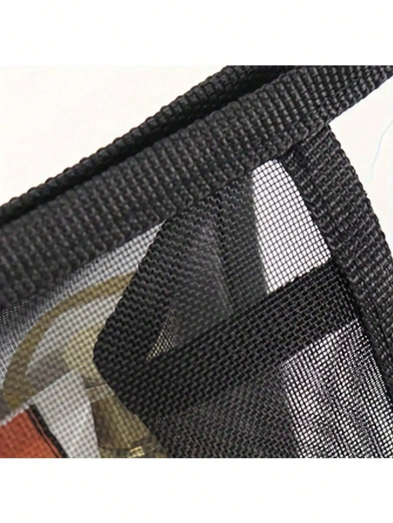 1pc Travel Black Bow Mesh Cosmetic Bag Zipper Makeup Bag For Women Wash Toiletry Bag Makeup Organizer Portable Storage Pouch