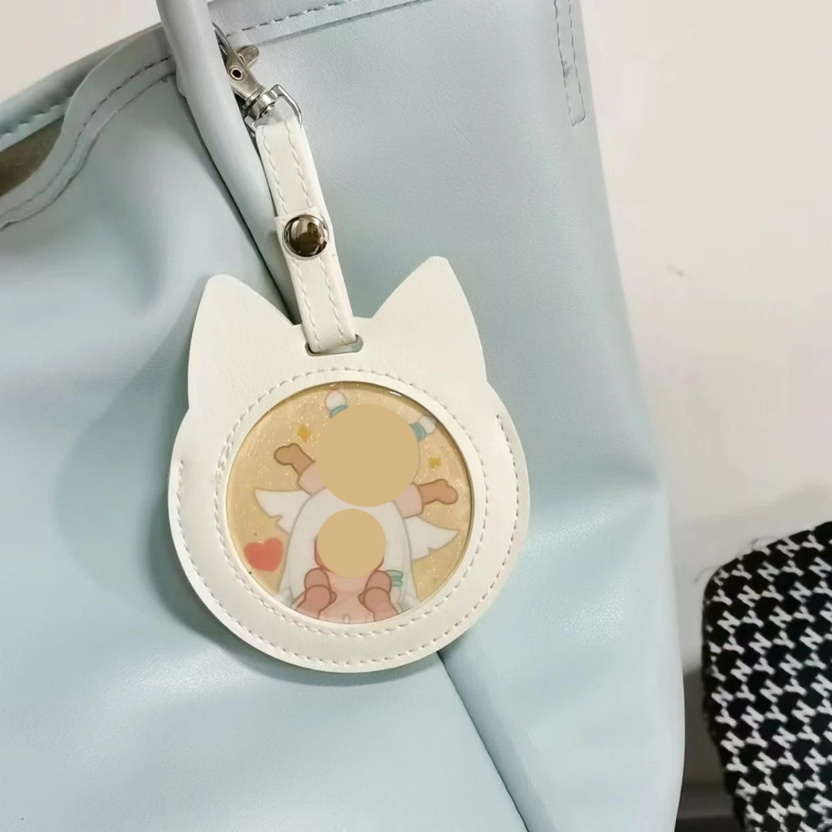 Portable Round Badge Storage Bag - Protective Case & Display Pouch, Cute Anime Bag Accessory for Badge Collection & Daily Carry