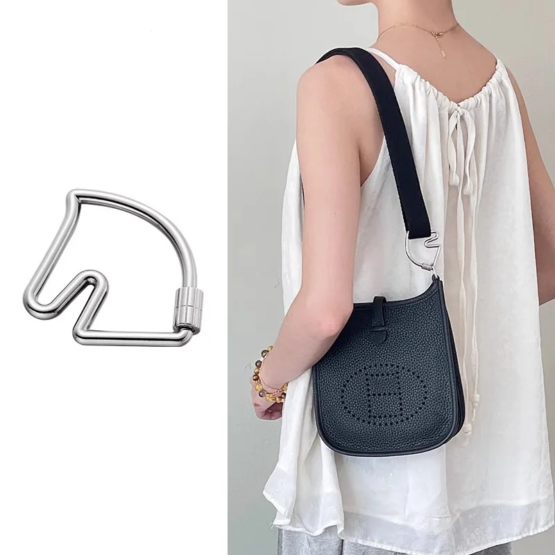 Suitable for Bags, Horse Head Bag Charm,bag Pendant H Too Speed Key Chain Cheval Key Chain Decorative Buckle Bag Shoulder Strap