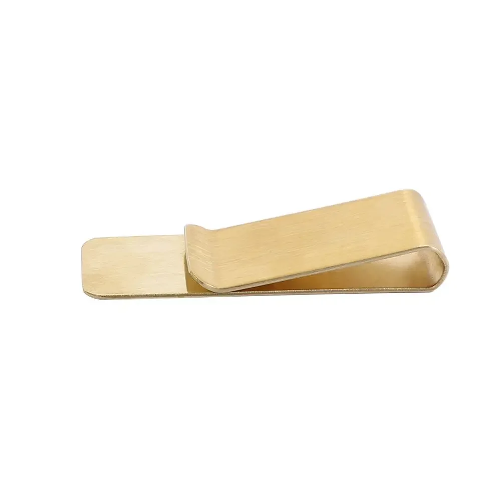 High Quality Metal Clip Slim Pocket Credit Card ID Clip Stainless Steel Money Clip Wallet Cash Clamp Men Purse