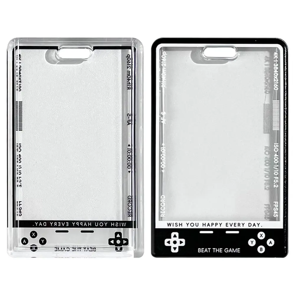 Creative Transparent Kpop Card Holder Korean Fashion Display Student Card Protector for Kids Idol Photocard Holder with String