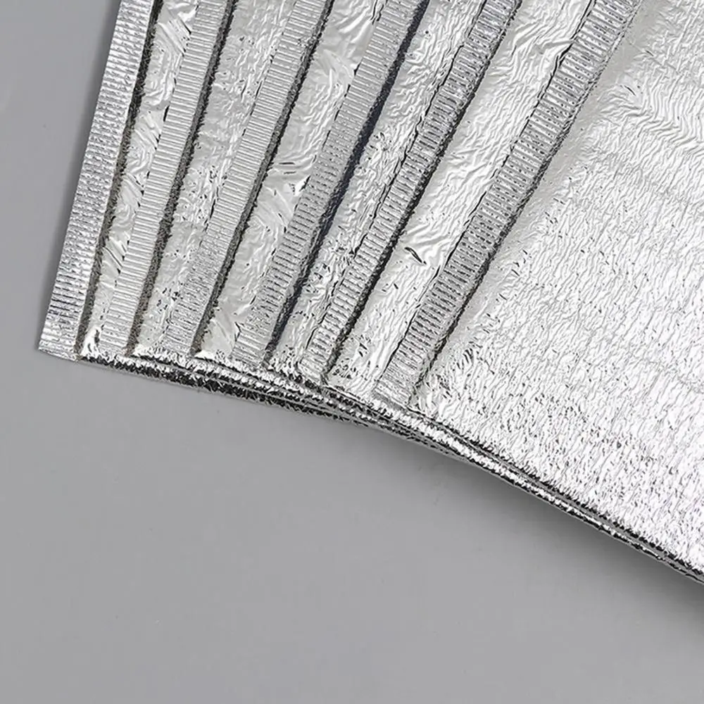 50Pcs/Pack Ice Cold Warm Aluminum Foil Bag Delivery Carrier Drink Storage Insulation Bag Food Thermal Packing Cooler Bag