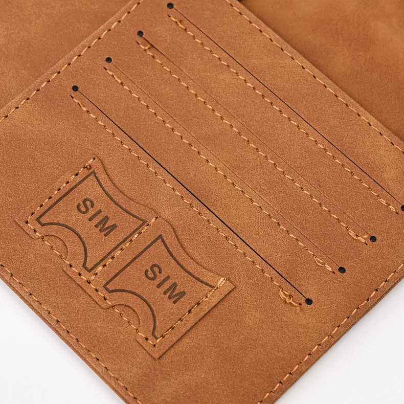 Leather Passport Holder Travel Wallet with ID Credit Card Slot PU Leather Passport Covers Case RFID Blocking Passport Protector