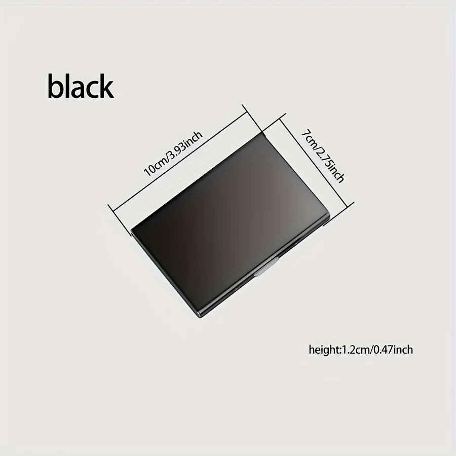 RFID Credit Card Holder, Metal Credit Card Wallet with 6 or 10 Slots Blocking Protector for Men and Women's Safety Purse